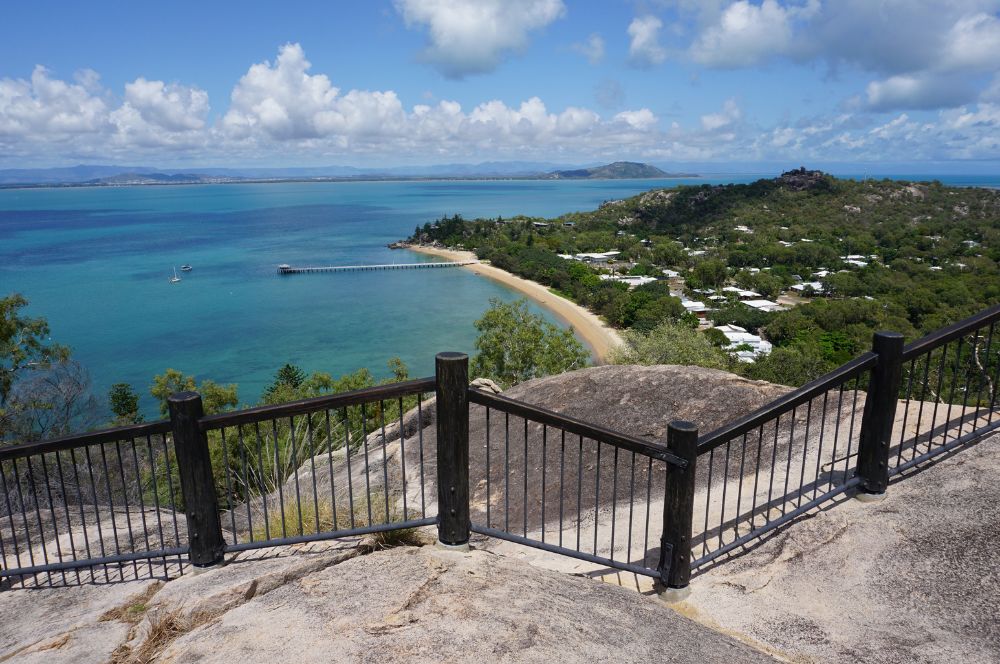 Hiking trail on Magnetic Island with panoramic views of the coastline