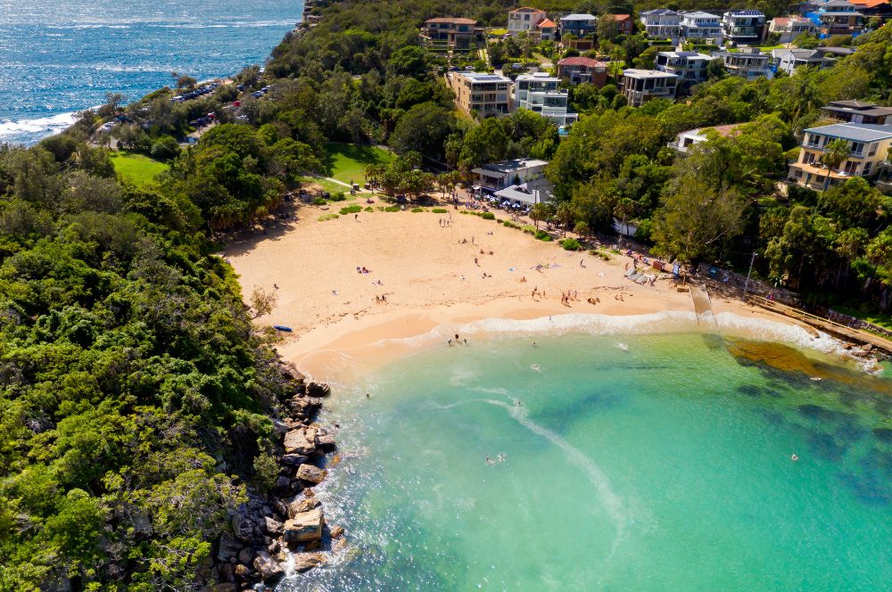 The protection of the west facing beach with lush vegetation makes Shelly Beach ideal for families